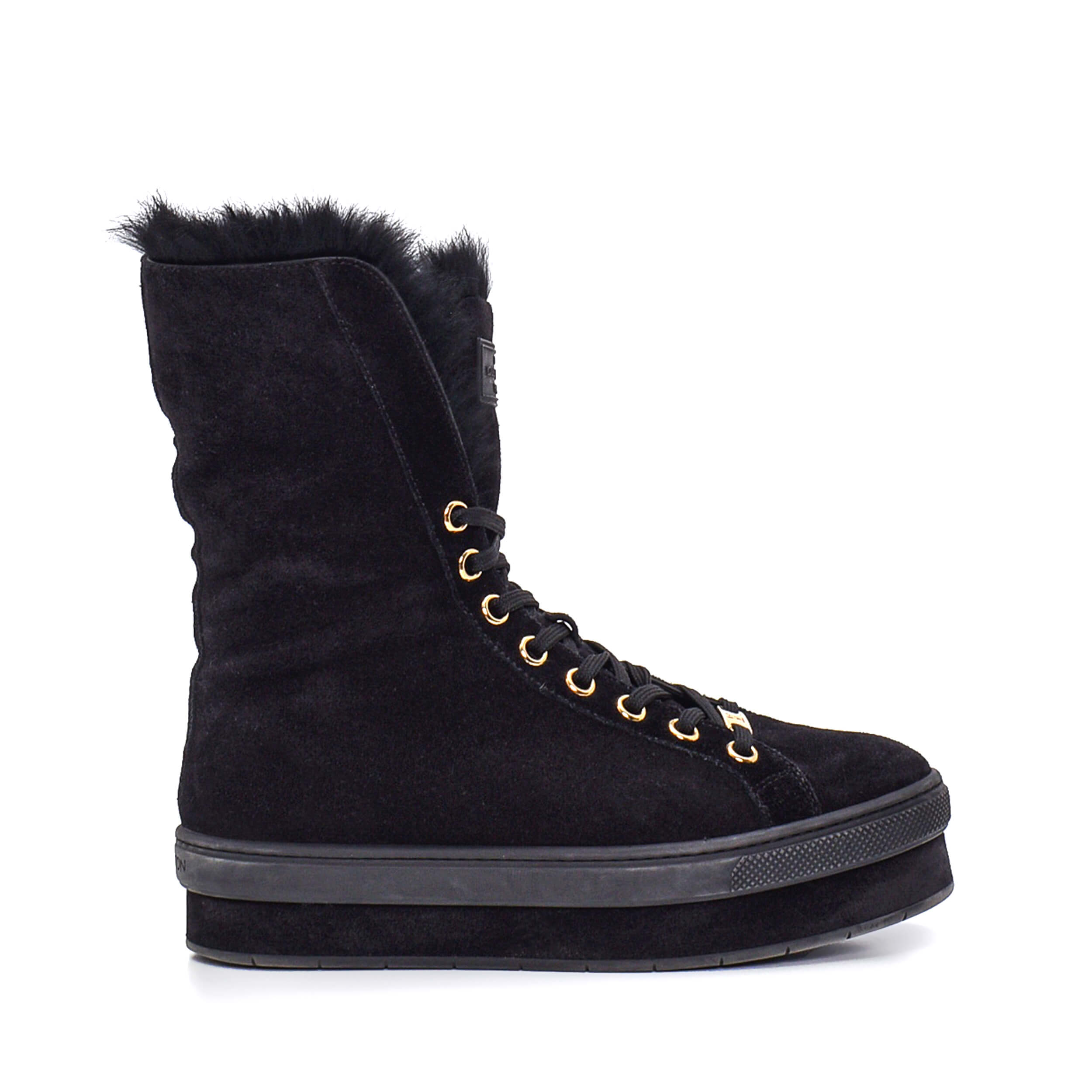 Louis Vuitton - Black Suede Boots